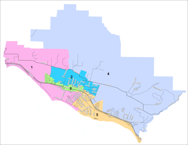 Map of CVWD District Election Boundaries
